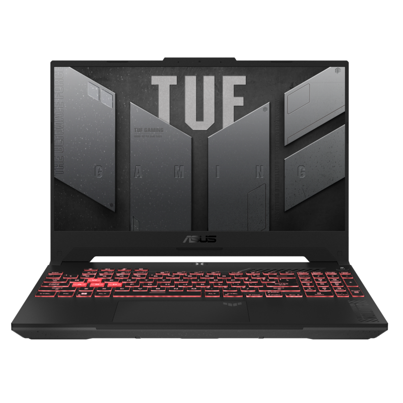 Ноутбук Asus TUF Gaming A15 AMD Ryzen 9-7940HS 16GB DDR5 512GB SSD Nvidia RTX4070 8GB WQHD DOS Mecha Grey