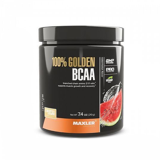 Аминокислотный комплекс Maxler 100% Golden BCAA 210 гр. арбуз