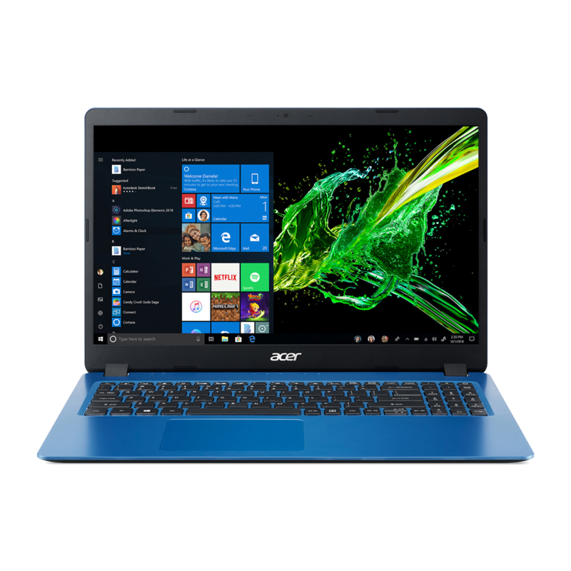 Ноутбук Acer Aspire A315-56 Intel Core i3-1005G1 4GB DDR4 256GB SSD NVMe FHD Indigo Blue