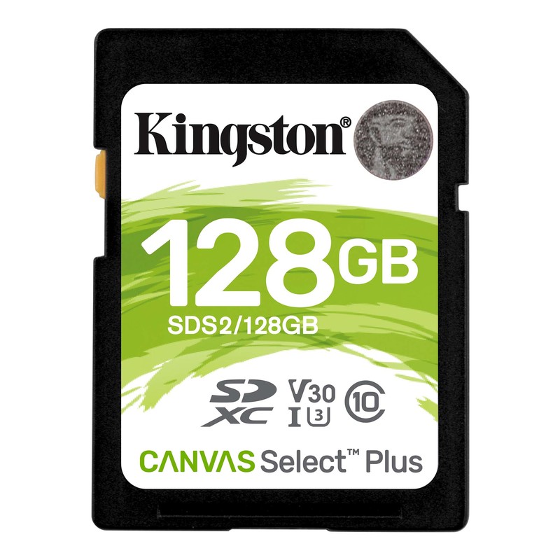 Карта памяти SD Kingston Canvas Select Plus 128GB