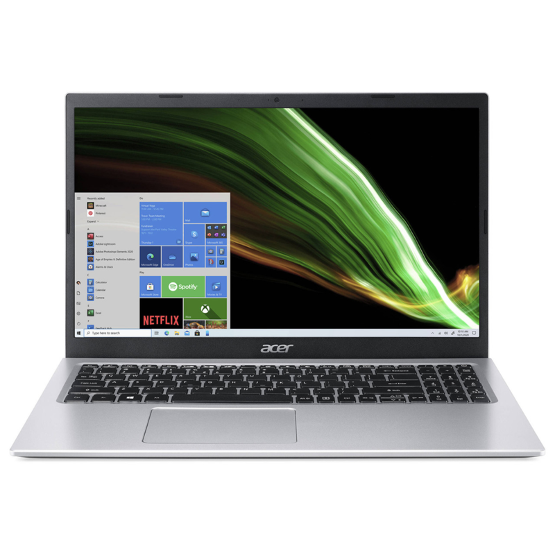 Ноутбук Acer Aspire A315-58-33XS Intel Core i3-1115G4 8GB DDR4 500GB HDD + 512GB SSD Intel UHD Graphics DOS Pure Silver