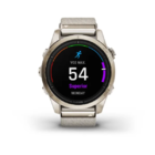 Смарт-часы Garmin Epix Pro Gen2 42mm Sapphire Edition Soft Gold with Cream Heathered Nylon Band + Light Sand Silicone Band