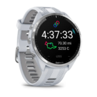 Смарт-часы Garmin Forerunner 965 Titanium Bezel with Whitestone Case and Whitestone/Powder Gray Silicone Band