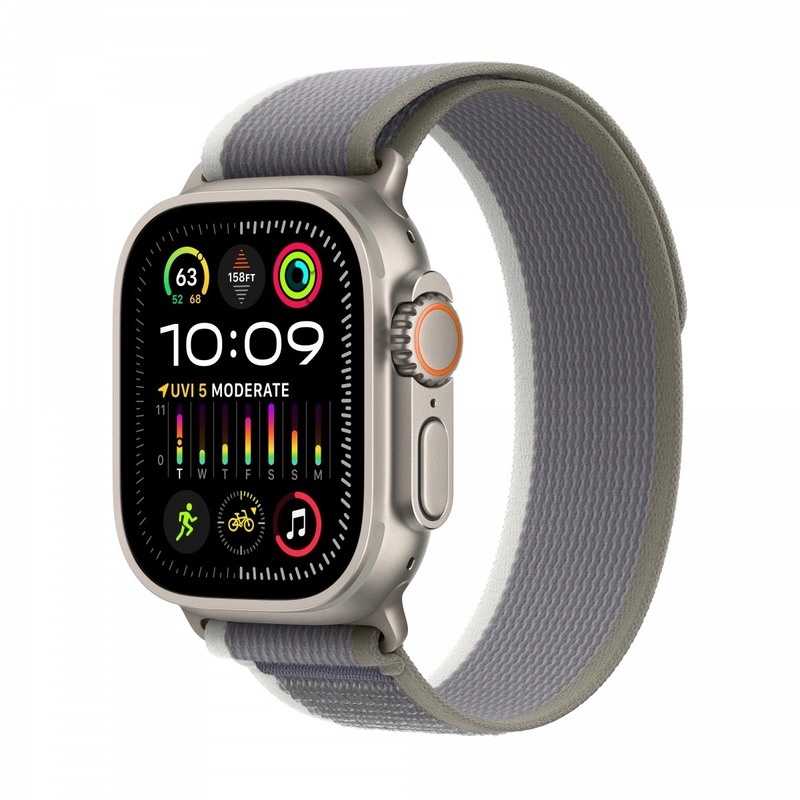 Смарт-часы Apple Watch Ultra 2 + ремешок Trail loop оливково-серый