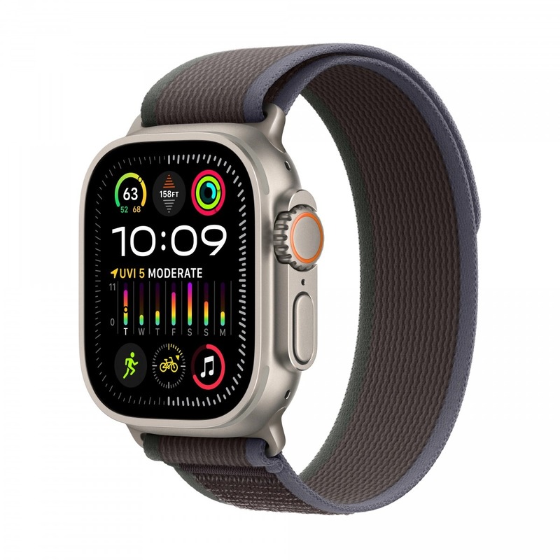 Смарт-часы Apple Watch Ultra 2 + ремешок Trail loop сине-коричневый