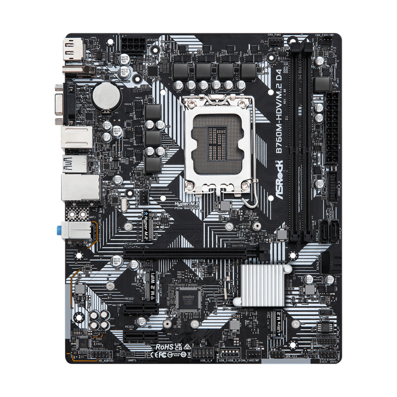 Материнская плата ASRock B760M-HDV/M.2 D4