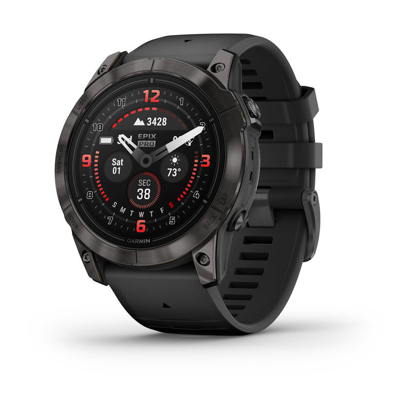 Смарт-часы Garmin Epix Pro Gen2 51mm Sapphire Edition Carbon Gray Titanium Black Band