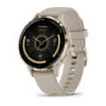 Смарт-часы Garmin Venu 3S 41mm Gold Steel French Gray Case Silicone Band