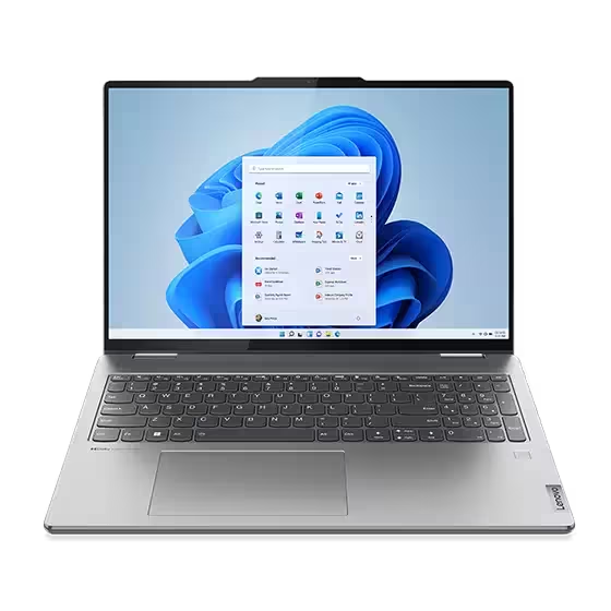 Ноутбук Lenovo Yoga 7 16ARP8 AMD Ryzen 5-7535U 8GB DDR5 512GB SSD AMD Radeon 660M WUXGA W11 Arctic Grey