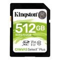 Карта памяти SD Kingston Canvas Select Plus 512GB