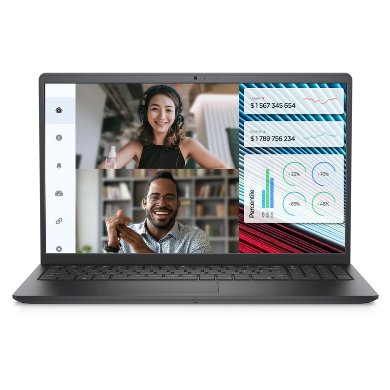 Ноутбук Dell Vostro 3520 Intel Core i5-1235U 12GB DDR4 1TB SSD Intel Iris Graphics FHD DOS Carbon Black