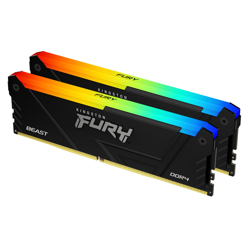 Оперативная память Kingston Fury Beast RGB KF436C18BB2AK2 32GB (2х16) DDR4 3600Mhz