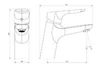 Смеситель Damixa Origin Bit 770210300