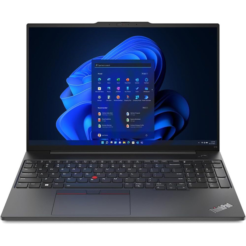 Ноутбук Lenovo ThinkPad E16 AMD Ryzen 5-7530U 8GB DDR4 256GB SSD AMD Radeon Graphics WUXGA W11 Black