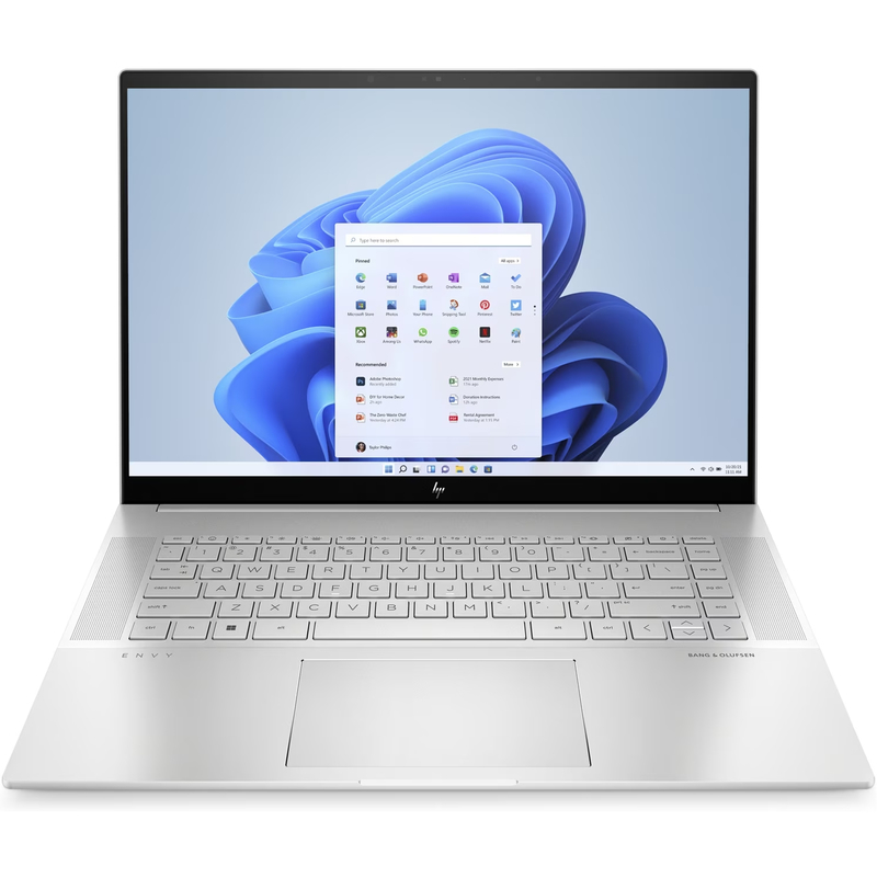 Ноутбук HP Envy 16-h1023dx Intel Core i9-13900H 48GB DDR5 2TB SSD NVMe NVIDIA RTX4060 Touch IPS 2K W11 Natural Silver