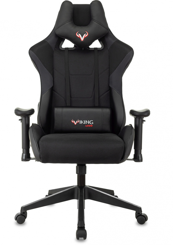 Кресло Бюрократ Zombie Viking 4 Aero Edition черное