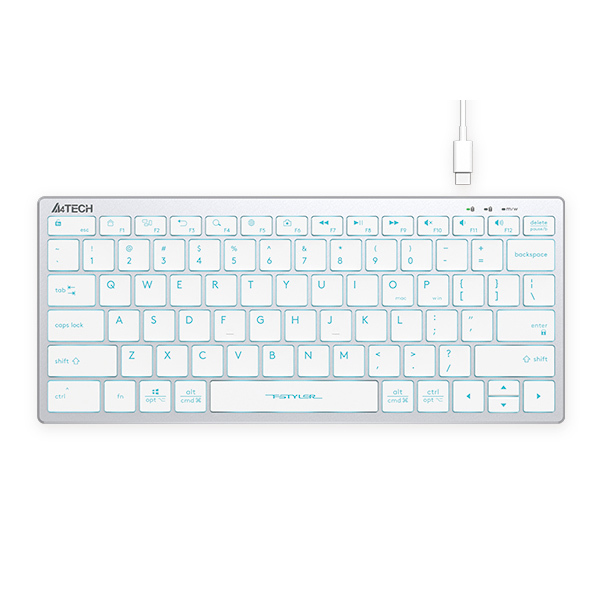 Клавиатура A4tech FX61 White