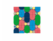 Конструктор LEGO DOTS 41957 "Большой набор пластин-наклеек с тайлами "