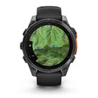 Смарт-часы Garmin Fenix 8 AMOLED 47mm Slate Gray с черным силиконовым ремешком