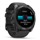 Смарт-часы Garmin Fenix 8 AMOLED 51mm Slate Gray с черным силиконовым ремешком