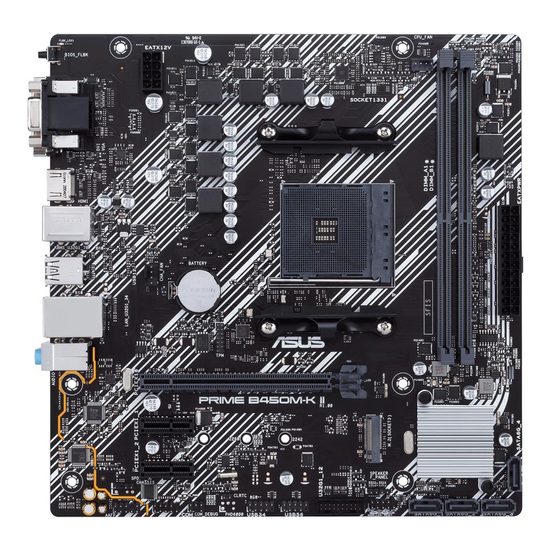Материнская плата Asus Prime B450M-K II