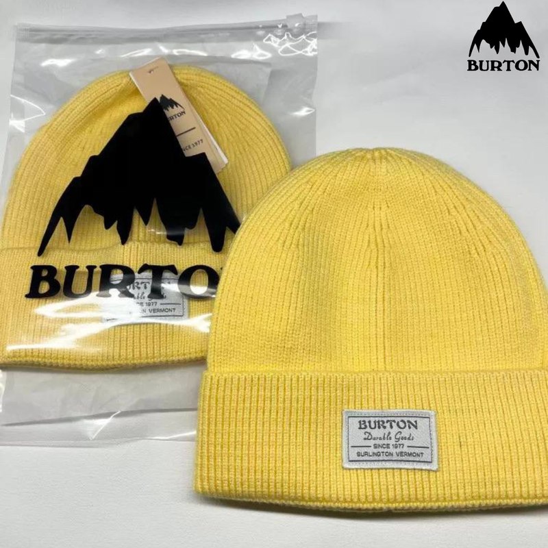 Шапка-биниBurton recycled kactusbunch white logo beanie желтый