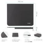 Полка для DVD VLK Trento-71 Black