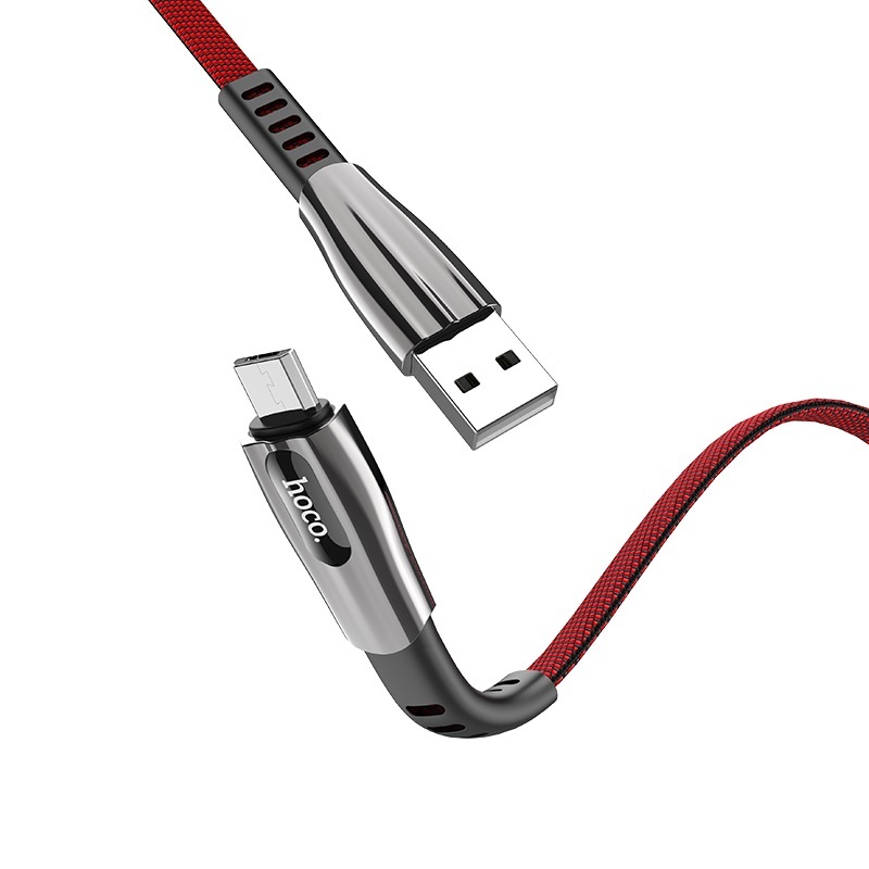Кабель Hoco U70 Splendor USB to Micro-USB Red