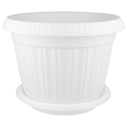 Горшок Idiland Basil D420 мраморный