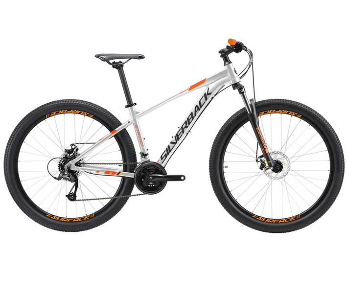 Велосипед Stride 29 MD XL (500mm) silver/citrus orange 22