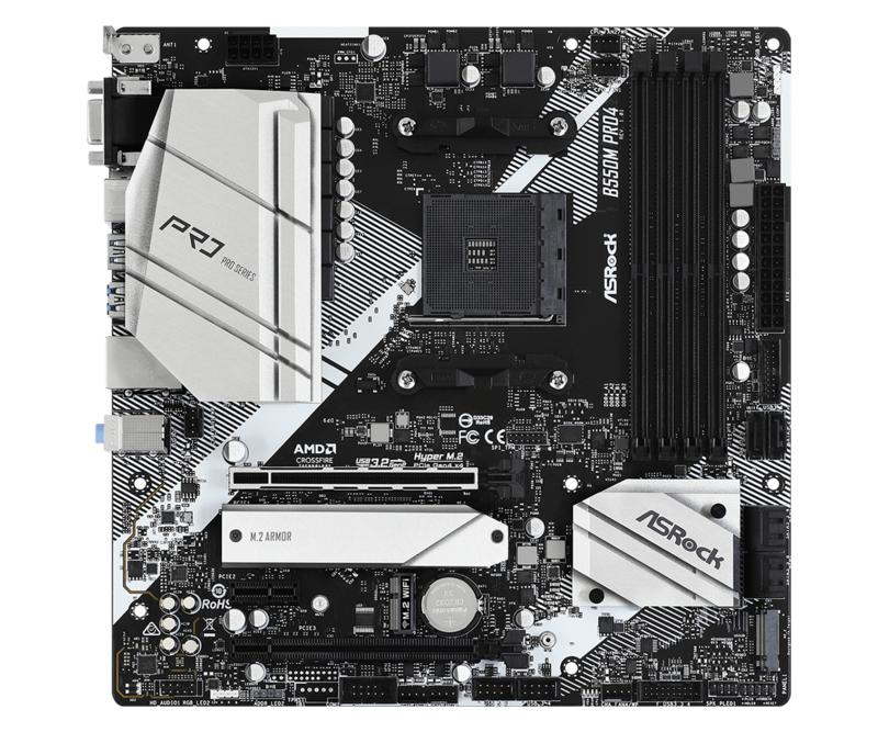 Материнская плата ASRock B550M Pro4