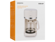 Кофеварка капельная Dexp DCM-1100 белый