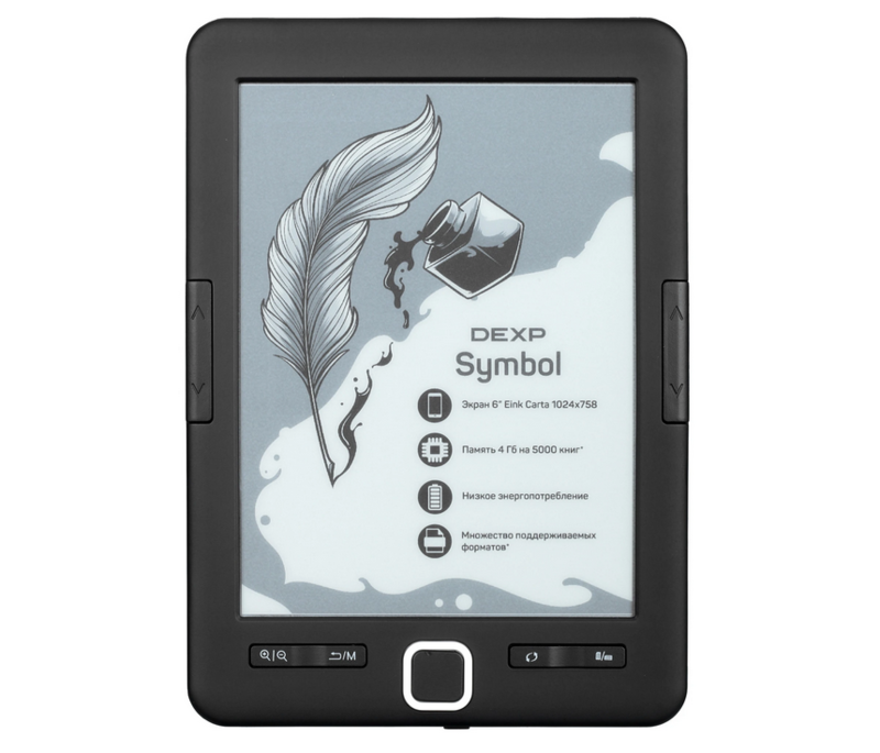 Электронная книга Dexp S4 Symbol черный