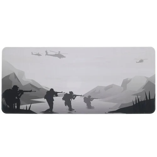 Коврик Aceline Soldiers 01 Black & White XL