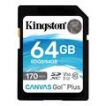 Карта памяти SD Kingston Canvas Go Plus 64GB