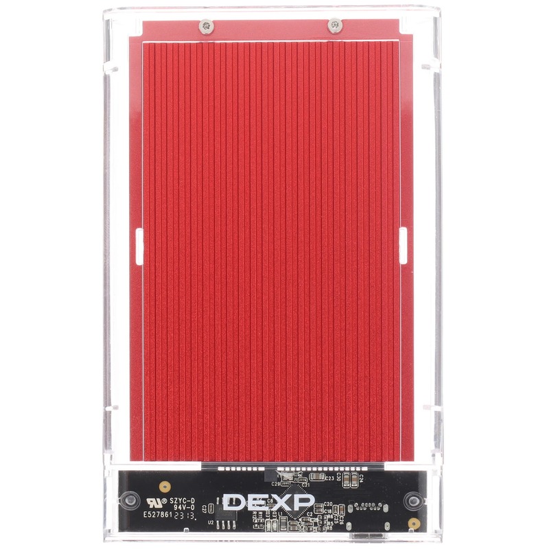 Внешний корпус для накопителя Dexp 2179C3-RD