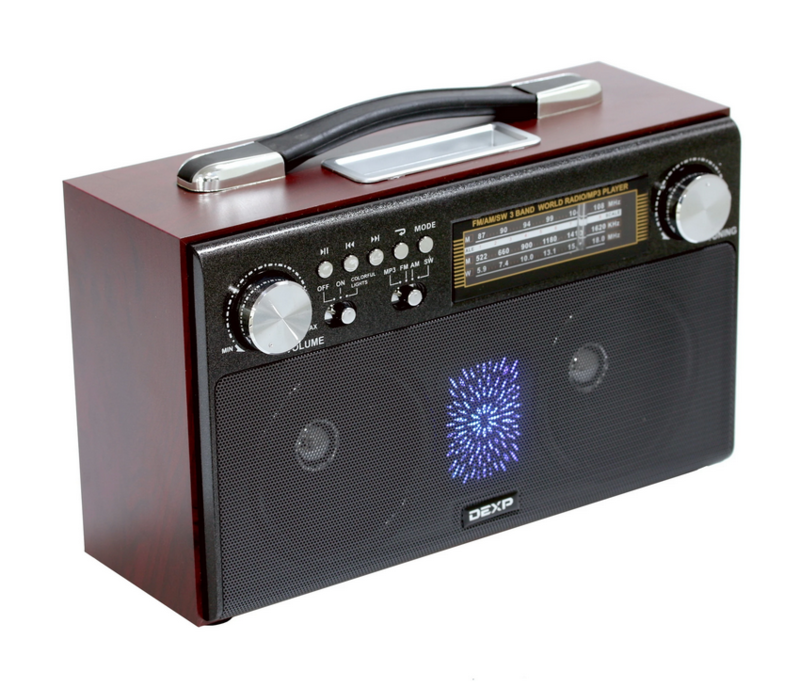 Радиоприемник Dexp RS850 красный, черный