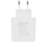 Сетевое зарядное устройство Dexp IET7CD02 белый