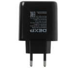Сетевое зарядное устройство Dexp IET7CD02 черный