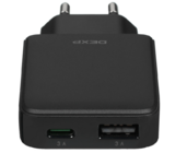 Сетевое зарядное устройство Dexp GaN SuperSlim IET25CD черный