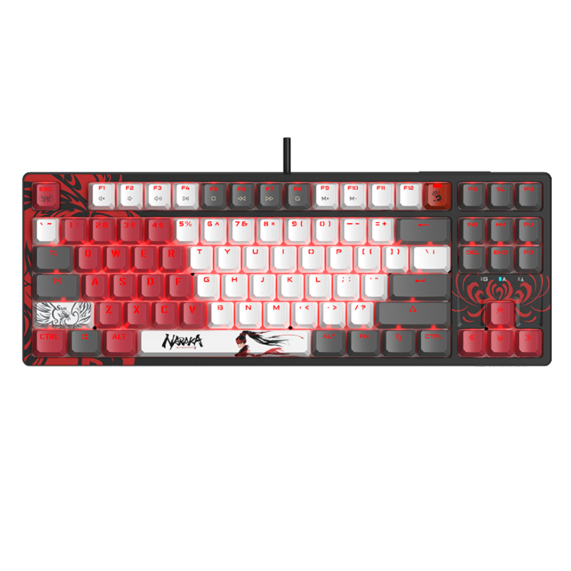 Клавиатура A4Tech Bloody S87 Naraka BLMS Red Switch RGB