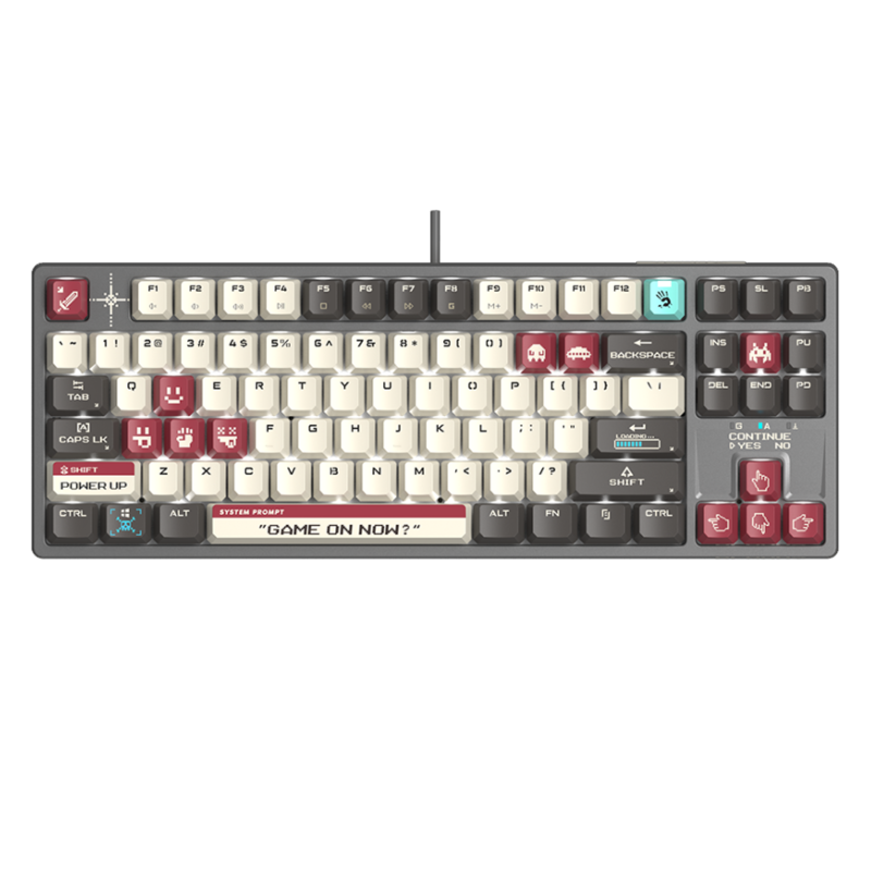 Клавиатура A4Tech Bloody S87 Pixels Red BLMS Red Switch RGB
