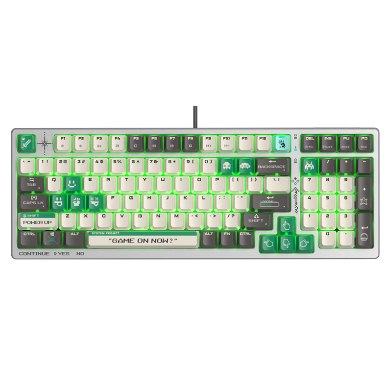 Клавиатура A4Tech Bloody S98 Pixels Green BLMS Red Plus Switch RGB