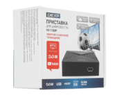 Приставка для цифрового ТВ Dexp HD 7789P черная