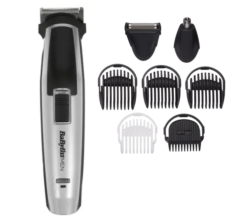 Триммер BaByliss MT726E серебристый/белый