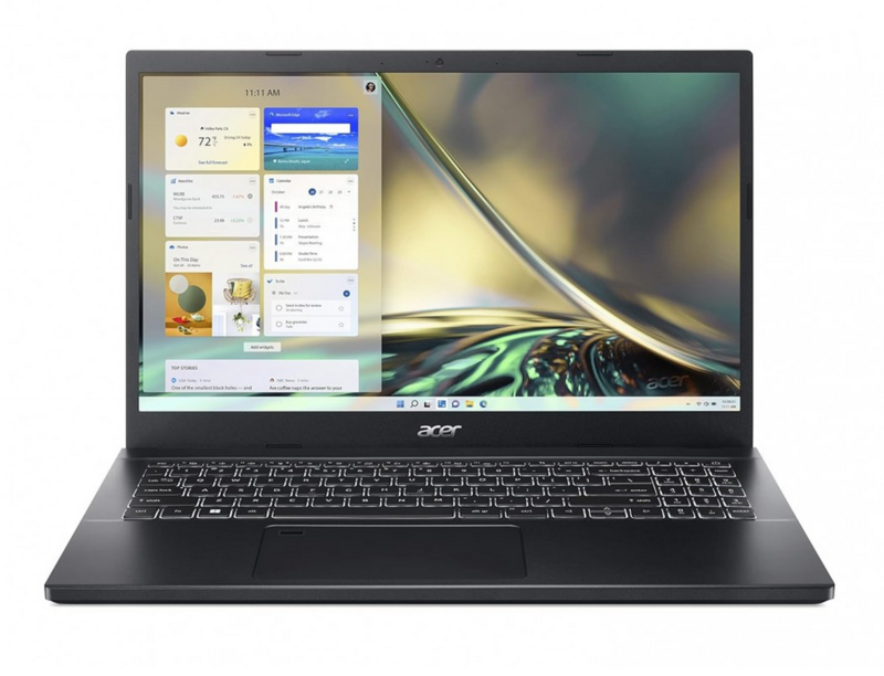 Ноутбук Acer Aspire 7 Gaming A715-79G Intel Core i5-13420H 48GB DDR4 512GB SSD RTX 3050 6GB Full HD IPS 144Гц Win11 Steel gray