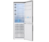 Холодильник с морозильником Haier C2F636CFRGU1 серебристый
