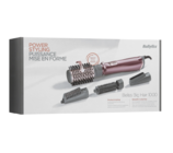 Фен щетка BaByliss AS960E розовый серый