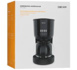 Кофеварка капельная Dexp DCM-1080 S черный