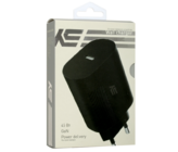 Сетевое зарядное устройство Keyron WHC-GaN-C-45 черный